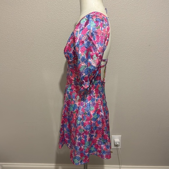 For Love and Lemons Corset Floral Angie Mini Dress - Picture 5 of 8